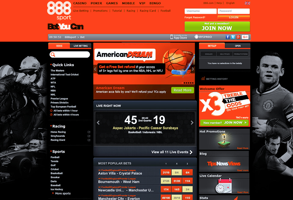 888sport betting